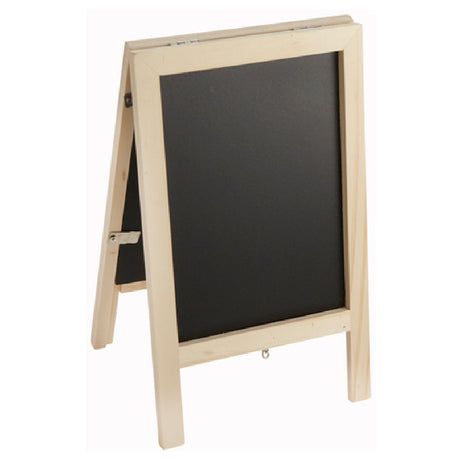 American Metalcraft SBSBMNI Mini Tabletop Sandwich Board 6"W X 9-3/4"H Black Board