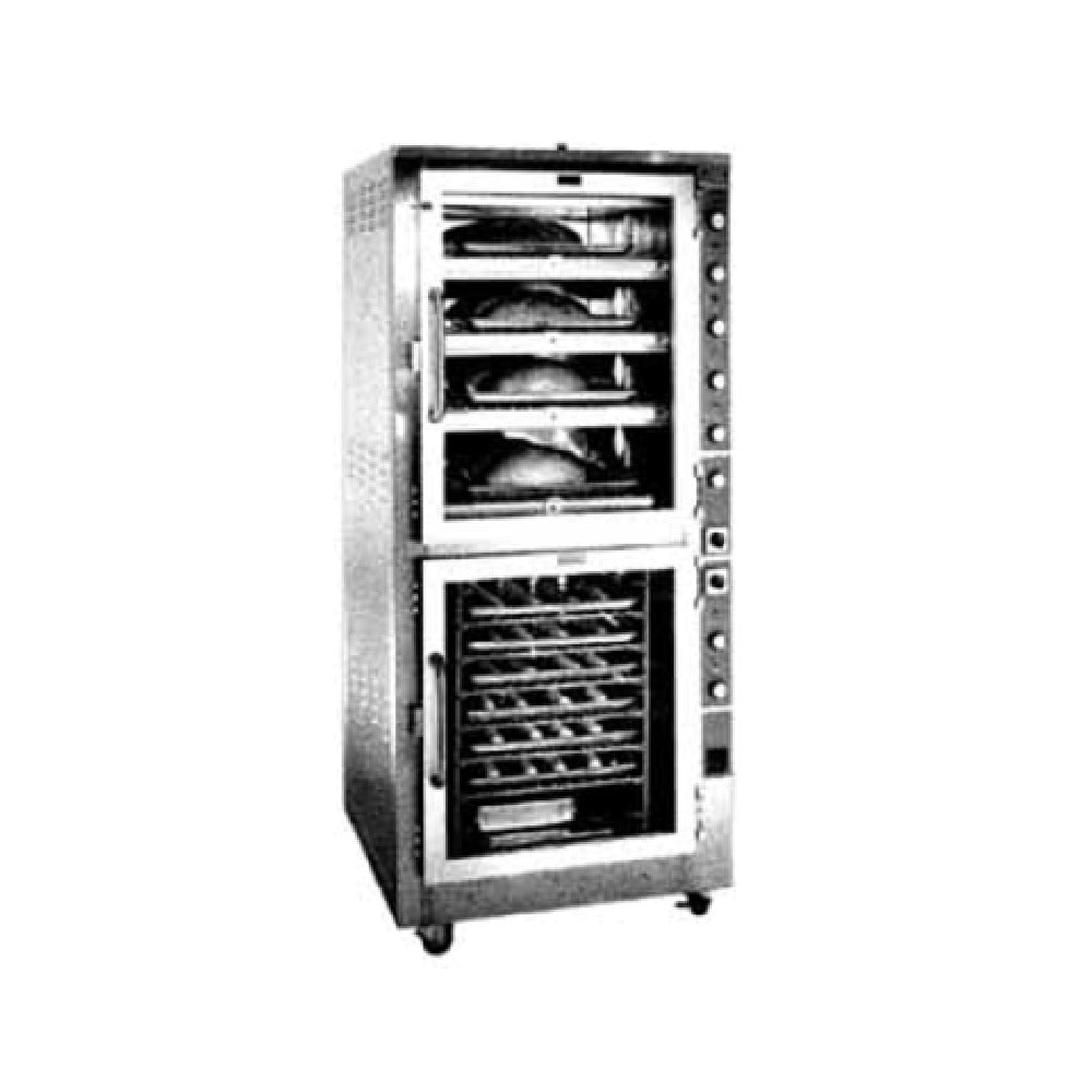 Piper Products OP-4H - Super Systems Oven/Proofer Combination, Electric, (4) Half-size Pan Oven Over (8) Half-size Pan Proofer With Heat & Humidity Controls