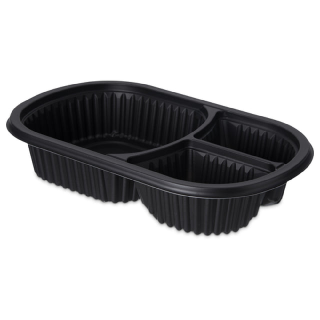 Dinex DXMW813PBLK Proex Disposable Entrée Platter Large 16 Oz. Capacity