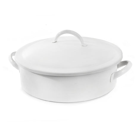 Steelite DW02CWG8WT Round Chafer 2.0 Qt 11.5"W X 9.5"D X 5.75"H