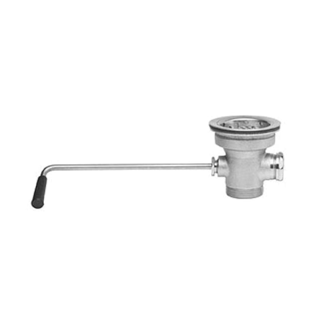 Fisher 24864 Twist Waste Valve With Overflow Outlet 3-1/2" Industry Standard Sink Opening