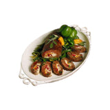 Bon Chef 2105HGLD - Bolero Platter, 16-3/4" X 22" X 2", Aluminum With Ceramic-look Coating