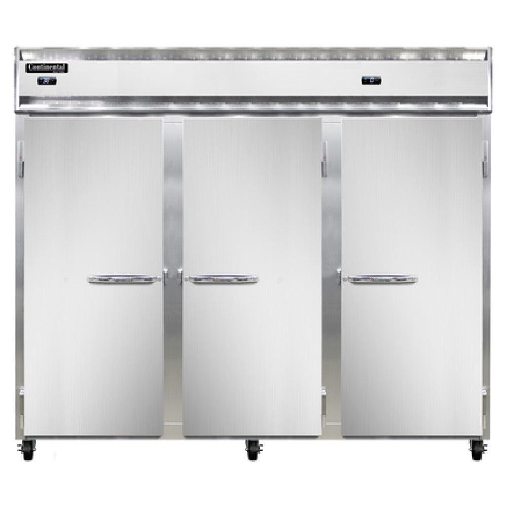 Continental Refrigerator 3RFFEN Extra-Wide Refrigerator/Freezer Reach-in 85-1/2"W