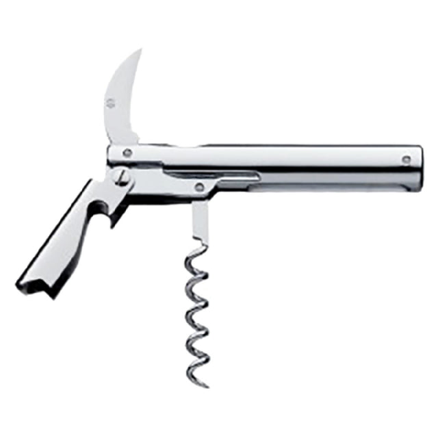 Bauscher Hepp 06.5827.7920 - Waiter's Corkscrew, 4-1/2", Chromed Cast Metal