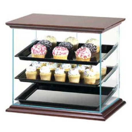 Cal Mil 815-52 Westport Display Case 21"W X 16-3/4"D X 18-1/4"H 3-tier