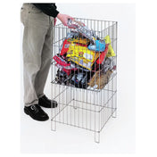 Hubert 21381 - Compact Dump Bin, 18" X 18" X 28"H, Small