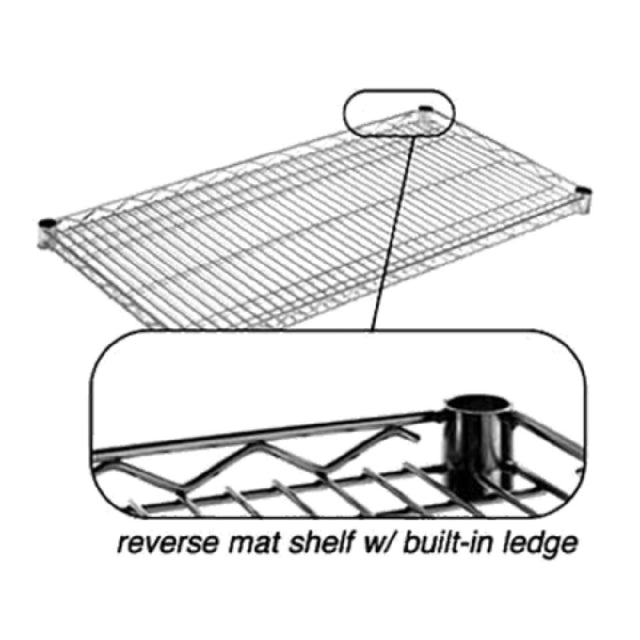 Eagle RM1436W Reverse Mat Shelf Wire 36"W X 14"D