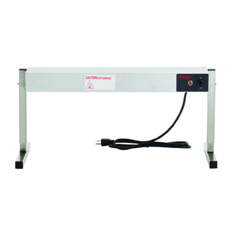Hubert 209108 - Kratos 28W-591 Countertop Strip Warmer, 24"W, Stainless Steel Adjustable T-Style Legs