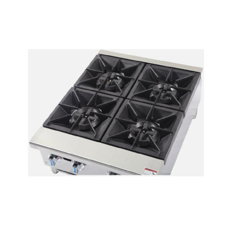 Hurakan By Equip.me HKN-XRCG24-4W - Hurakan Countertop Gas Hot Plate, Natural Gas / Convertible To LPG
