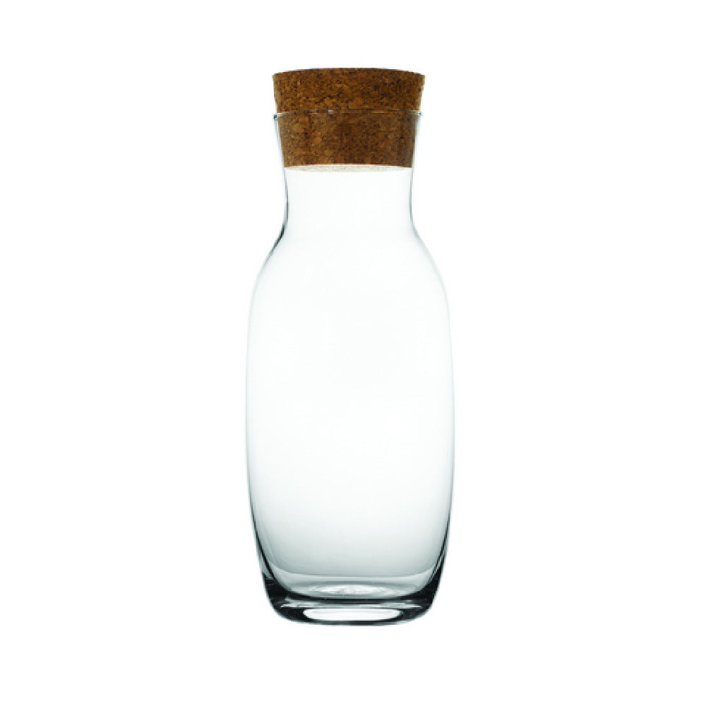 Hospitality Brands HGK76100-001 - Alchemy Collection - B-Line Carafe, 33.8 Oz. Glass (H: 9.75” D: 4)
