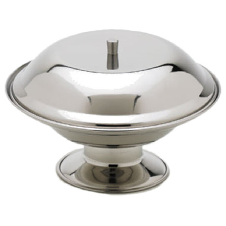 Royal Industries ROY CA 75 A Compote Base 7-3/8" Dia. Stainless Steel