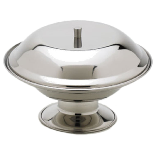 Royal Industries ROY CA 75 A Compote Base 7-3/8" Dia. Stainless Steel