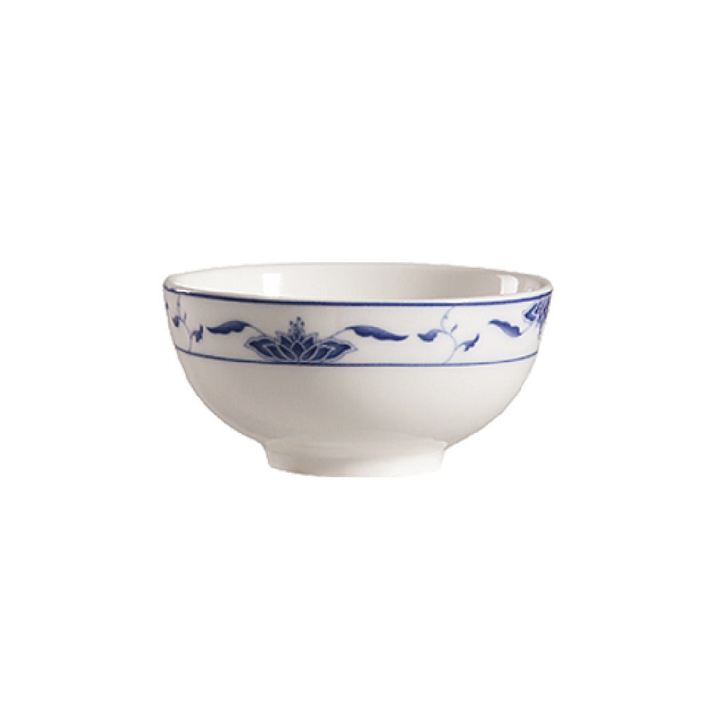 CAC China 103-64 Blue Lotus Rice Bowl 7 Oz. 4" Dia. X 2"H