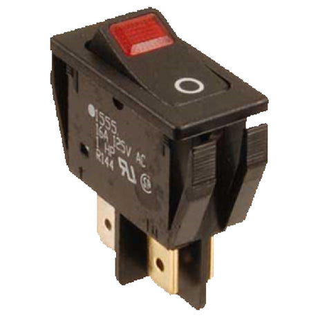 Franklin Machine Products 204-1186 Rocker Switch Red Indicator DPST