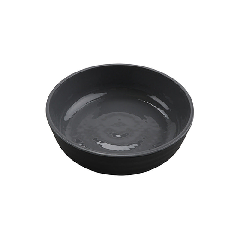 GET Enterprises RB-7-GRS/BKM Roca Glazed Low Street Bowl 24 Oz. (30 Oz. Rim Full) 7" Dia.