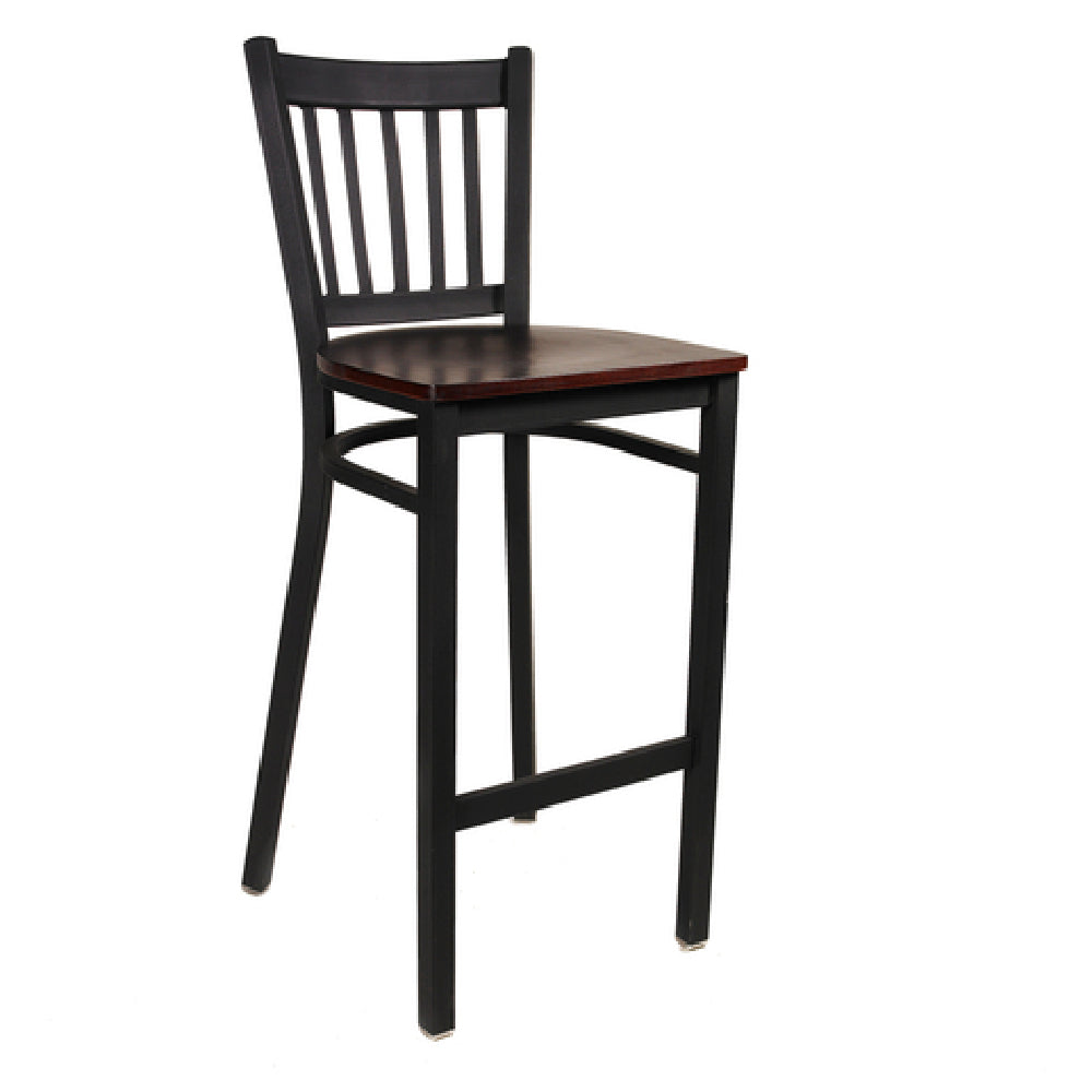 JMC Furniture COBRA BARSTOOL WOOD Cobra Barstool Indoor Use Slat Back