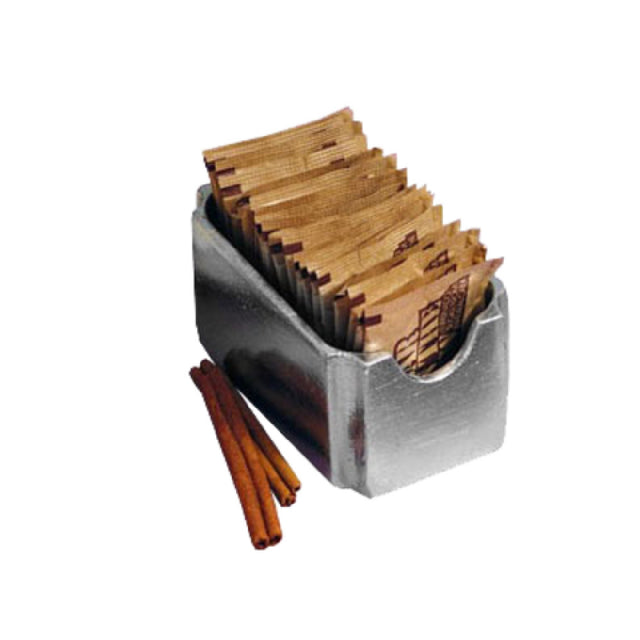 Bon Chef 9034CHESTNUT Sugar Packet Holder 2-5/8" X 4-1/4" Aluminum With Ceramic-look Coating