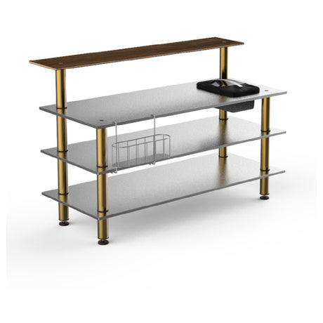 Steelite MGCMLC06WBXF Mogogo Buffet Solutions Modular ProBar Station 4-tier 71" X 40" X 47-1/2"H