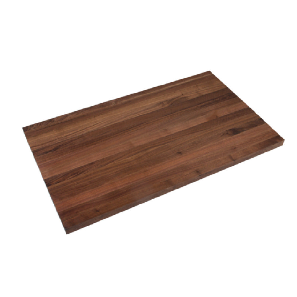 John Boos WALKCT10825-O Kitchen Countertop 108"W X 25"D X 1-1/2" Thick Full Length Edge Grain Construction