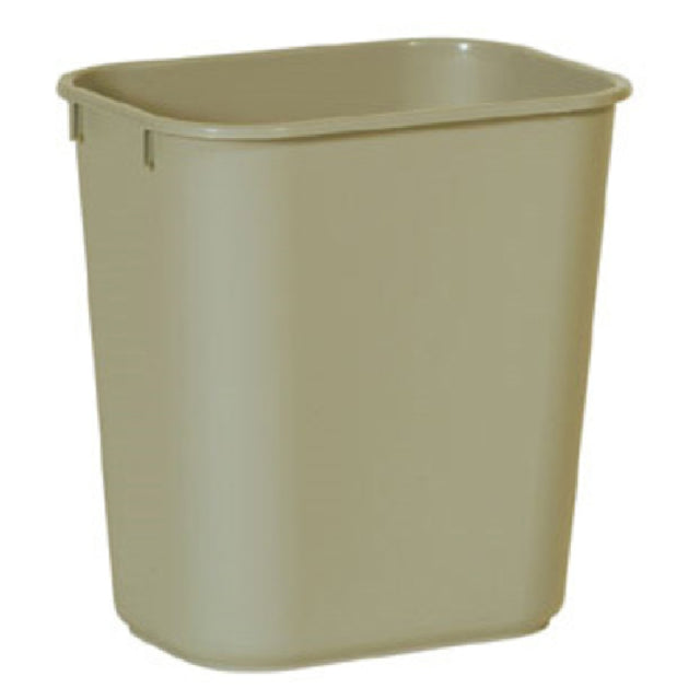 Rubbermaid FG295500BEIG - Waste Basket, 13-5/8 Quart, 11-3/8"W X 8-1/4"D X 12-1/8"H