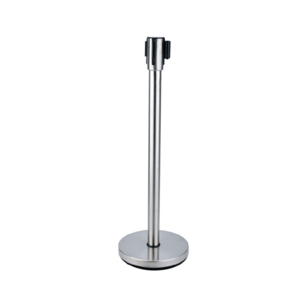 CAC China CCSC-36S Crowd Control Stanchion 36"H Post 6-1/2 Ft. Retractable Belt