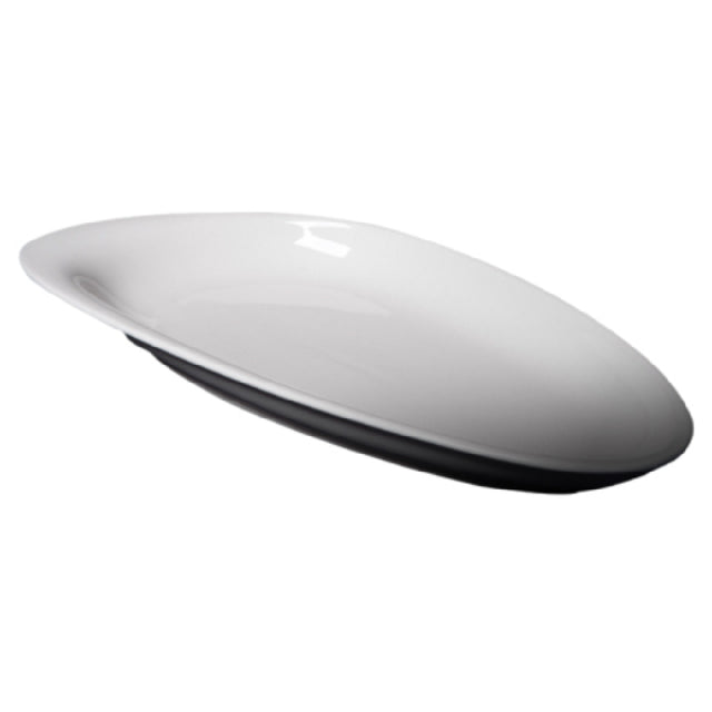 Cameo China 713-T63 Pearl Platter 6-1/2" X 3" X 3/4"H (16.5 Cm X 7.6 Cm X 1.9 Cm)