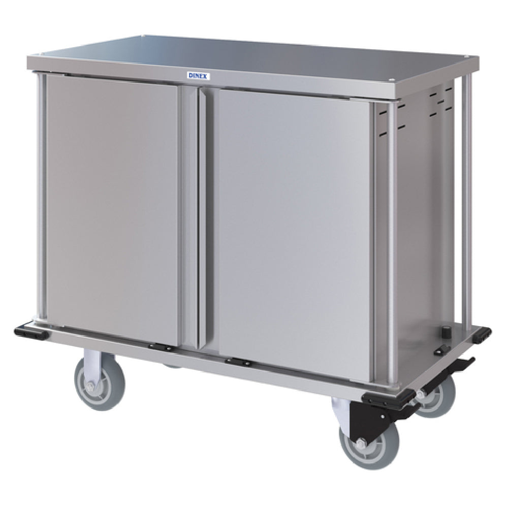 Dinex DXPTQC1T2D10 TQ Compact Meal Delivery Cart (2) Door 2-compartment