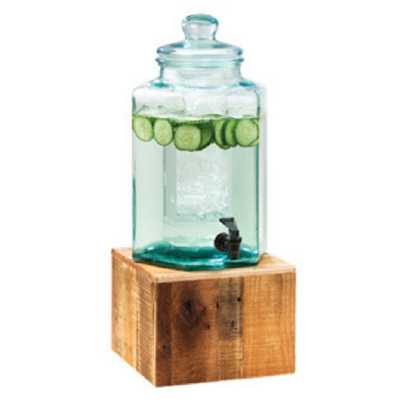 Cal Mil 3422-2 Madera Beverage Dispenser 2 Gallon Capacity 10-3/4"W X 11-1/2"D X 22-3/4"H