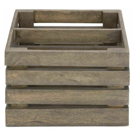 Hubert 13432 - Wine Crate, 18"L X 16"W X 13"H, Rectangular