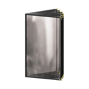 Risch TE-12V 8.5X14 Deluxe Clear Sewn Menu Cover 8-1/2" X 14" Booklet