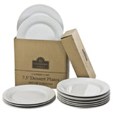 10 Strawberry St CATERING-12-SALAD-W - Salad Plate Catering Set, 7-1/2", Round