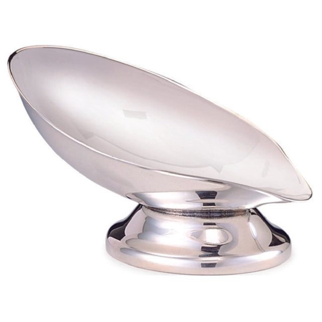 Steelite DW394SR Spoon Rest 5.25"W X 3.75"D X 3.0"H 18/10 Stainless