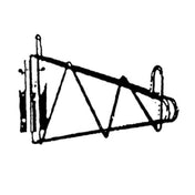 Klinger's Trading SWALLMOUNT-CHROME Bracket For Wire Shelves Wall Mount