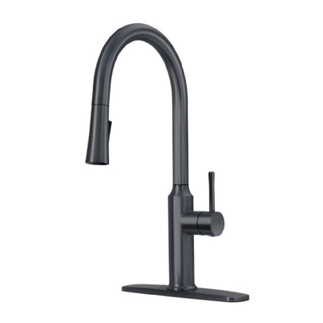 Krowne 19-400B - Krowne Home Faucet, Single Hole, 2 Spray Pull Down Wand