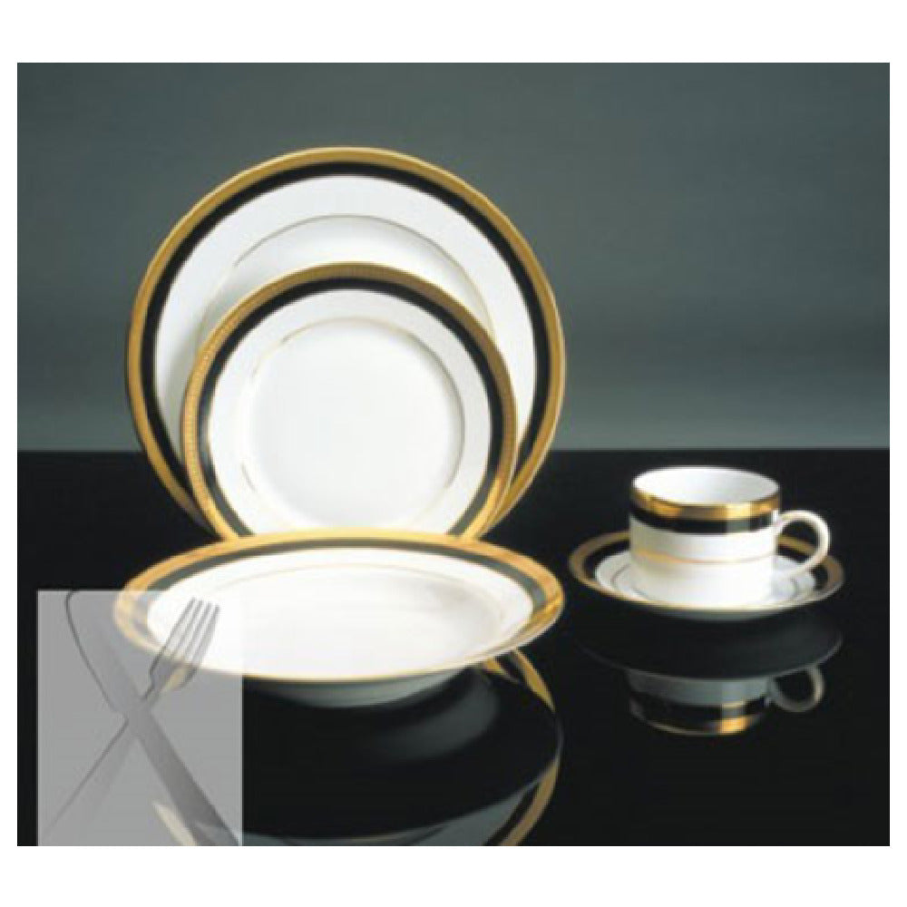 10 Strawberry St SAH-9BK - Cup & Saucer Set, 8 Oz., Dishwasher Safe