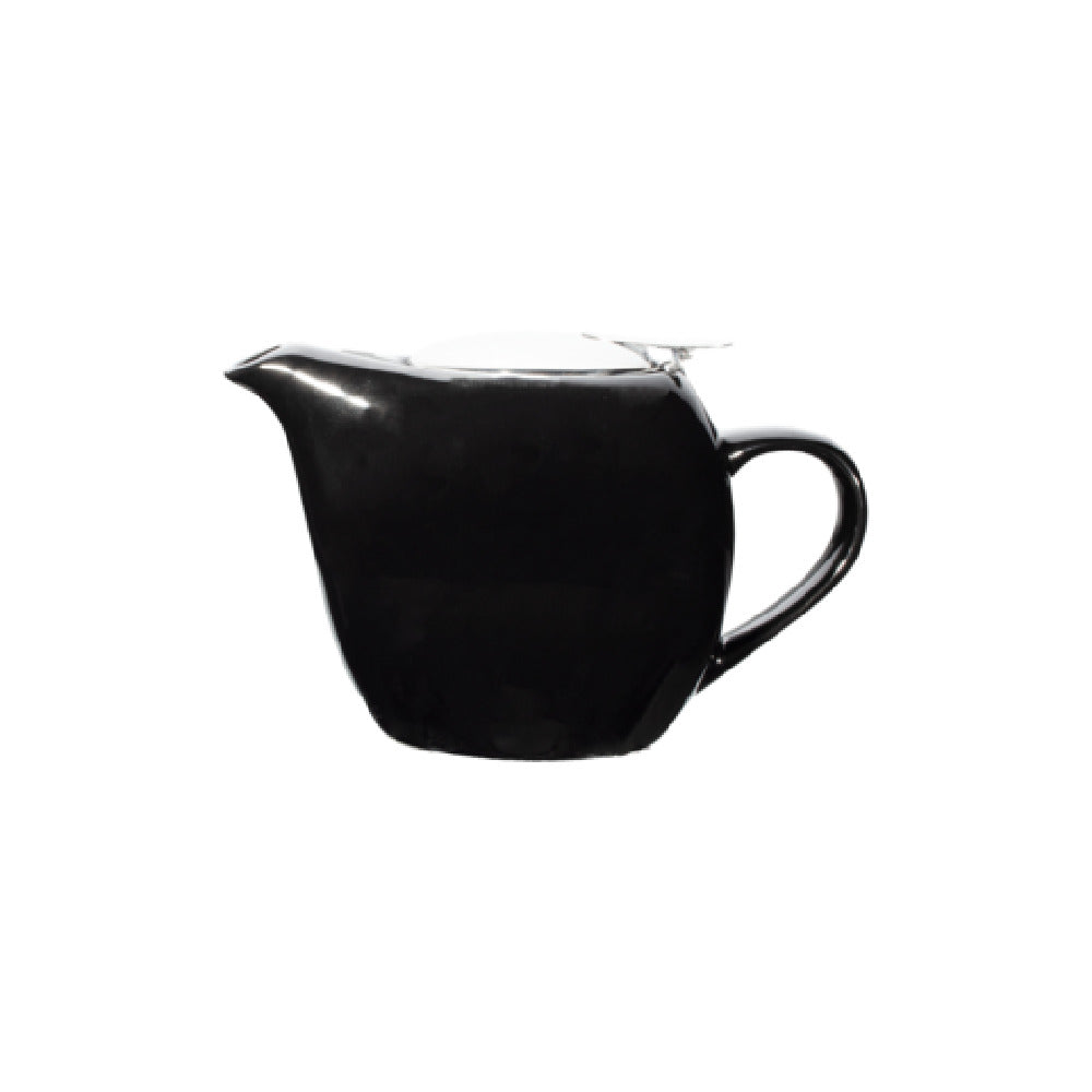 Vertex China VRE-TPC-BK Tea Pot 16 Oz With Handle