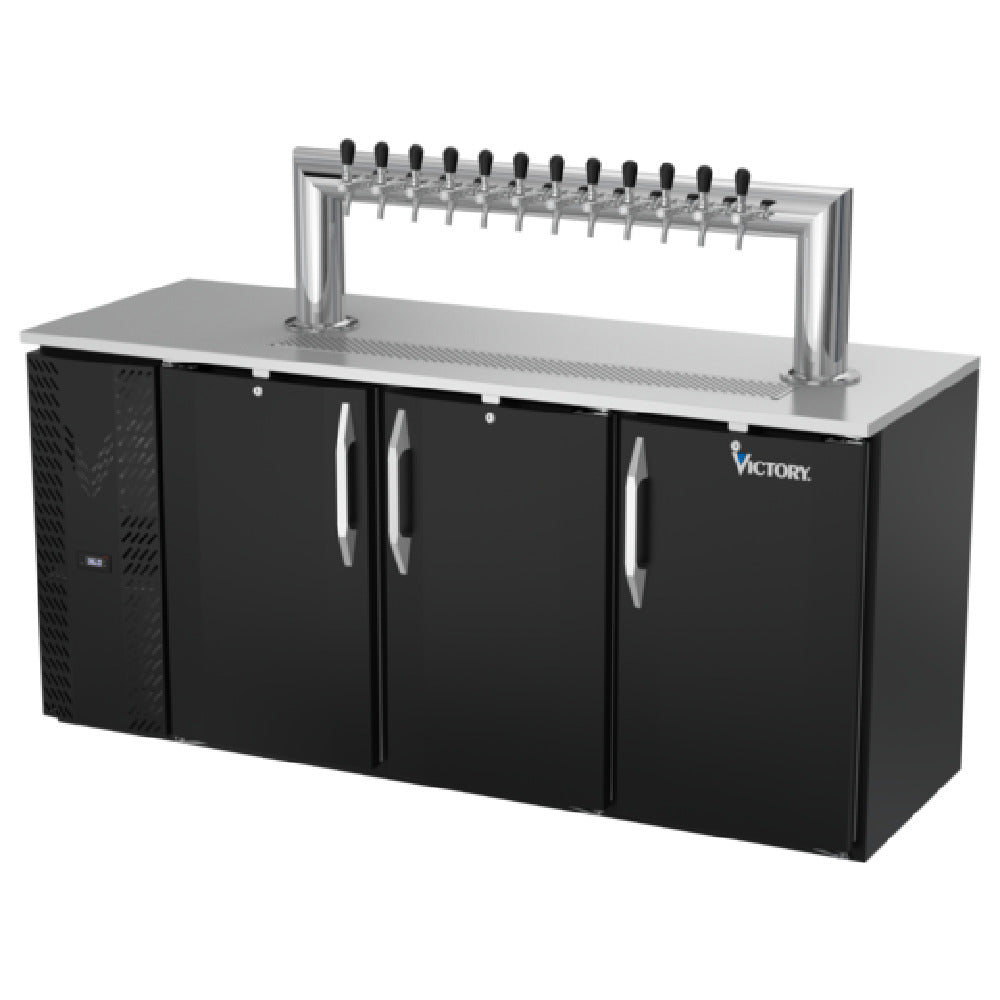 Victory VDDN72HC-B-12T - Direct Draw Dispenser 72"W X 26-1/8"D X 49-7/8"H, 23.643 Cu. Ft.