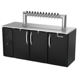 Victory VDDN72HC-B-12T - Direct Draw Dispenser 72"W X 26-1/8"D X 49-7/8"H, 23.643 Cu. Ft.