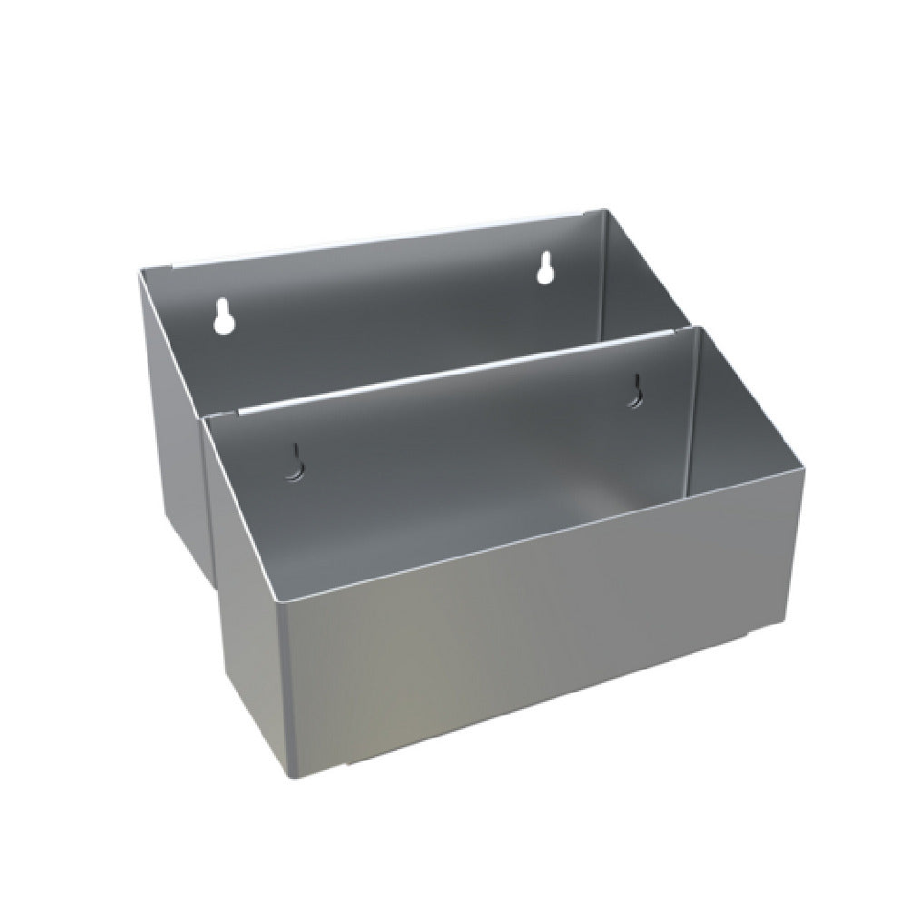 BK Resources BKUBSR-2-12 Double Tier Speed Rail 12" 18 Guageuge Stainless Steel