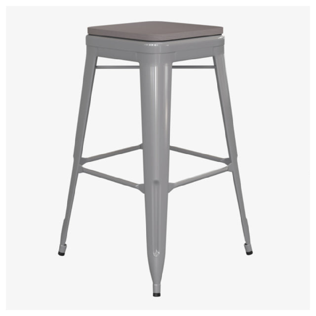 Flash Furniture 4-ET-31320-30-SV-R-PL2G-GG Cierra Indoor Bar Stool 440 Lb. Weight Capacity