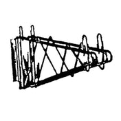Klinger's Trading SDCHROME-14 Double Wall Bracket For 14"D Shelf Chrome Finish (sold Each)