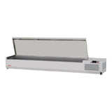 Turbo Air CTST-1800-13-N E-Line Countertop Salad Table 70-7/8"L Side Mounted Self-contained Refrigeration