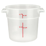 Winco PTRC-1 Storage Container 1 Qt. 5.13" X 6.13" X 4.88"H