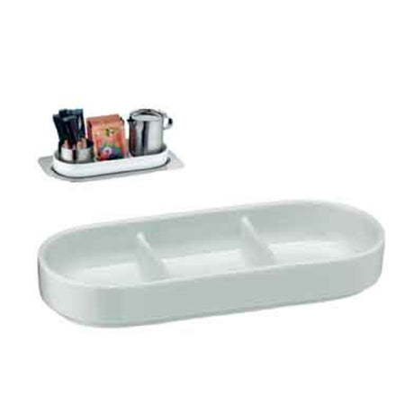 Bauscher Hepp 60.3538.9990 - Insert, 8-1/4" X 3-1/2" X 1-1/4", Oblong