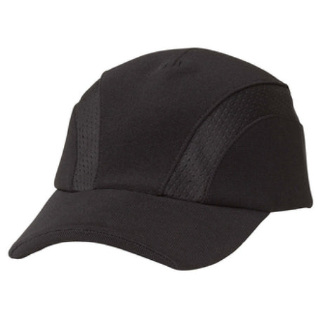 Chef Works BCVI-BLK-0 Baseball Cap Cool Vent™ Side Inserts Adjustable Buckle Closure