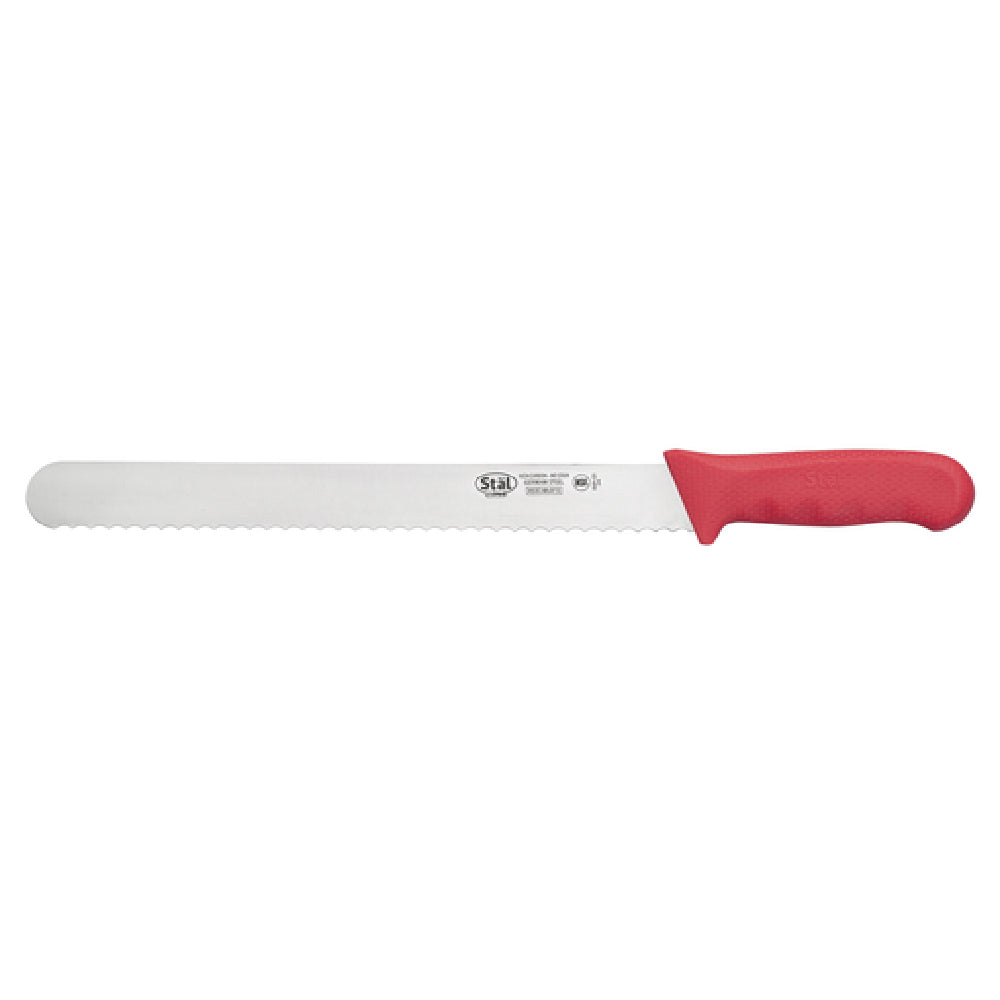 Winco KWP-121R Slicer Knife 12" Blade Wavy Edge