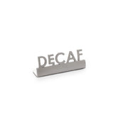 American Metalcraft MSSD2 - Mini Laser Cut Sign, 0.6"W X 1.85"D X 0.7"H, Stainless Steel