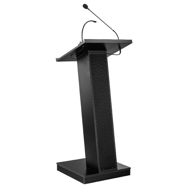 National Public Seating ZED Oklahoma Sound® Zed Lectern With Sound 19-1/2"W X 19-1/2"D X 46-1/2"H