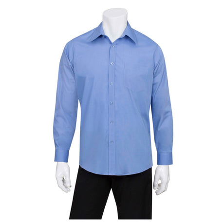 Chef Works D100-FRB-3XL Men's Essential Dress Shirt Long Sleeves Adjustable Cuffs