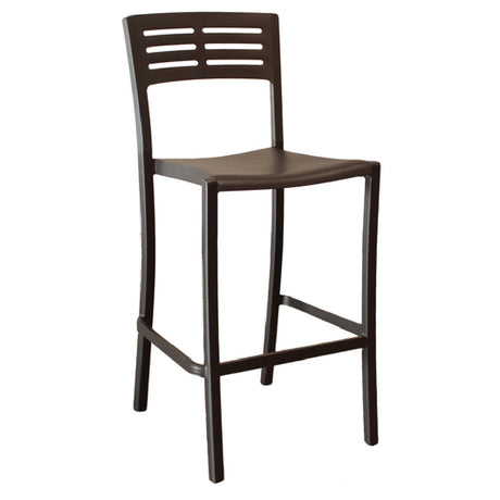 Grosfillex UT638017 Vogue Stacking Barstool Armless Indoor/outdoor Use